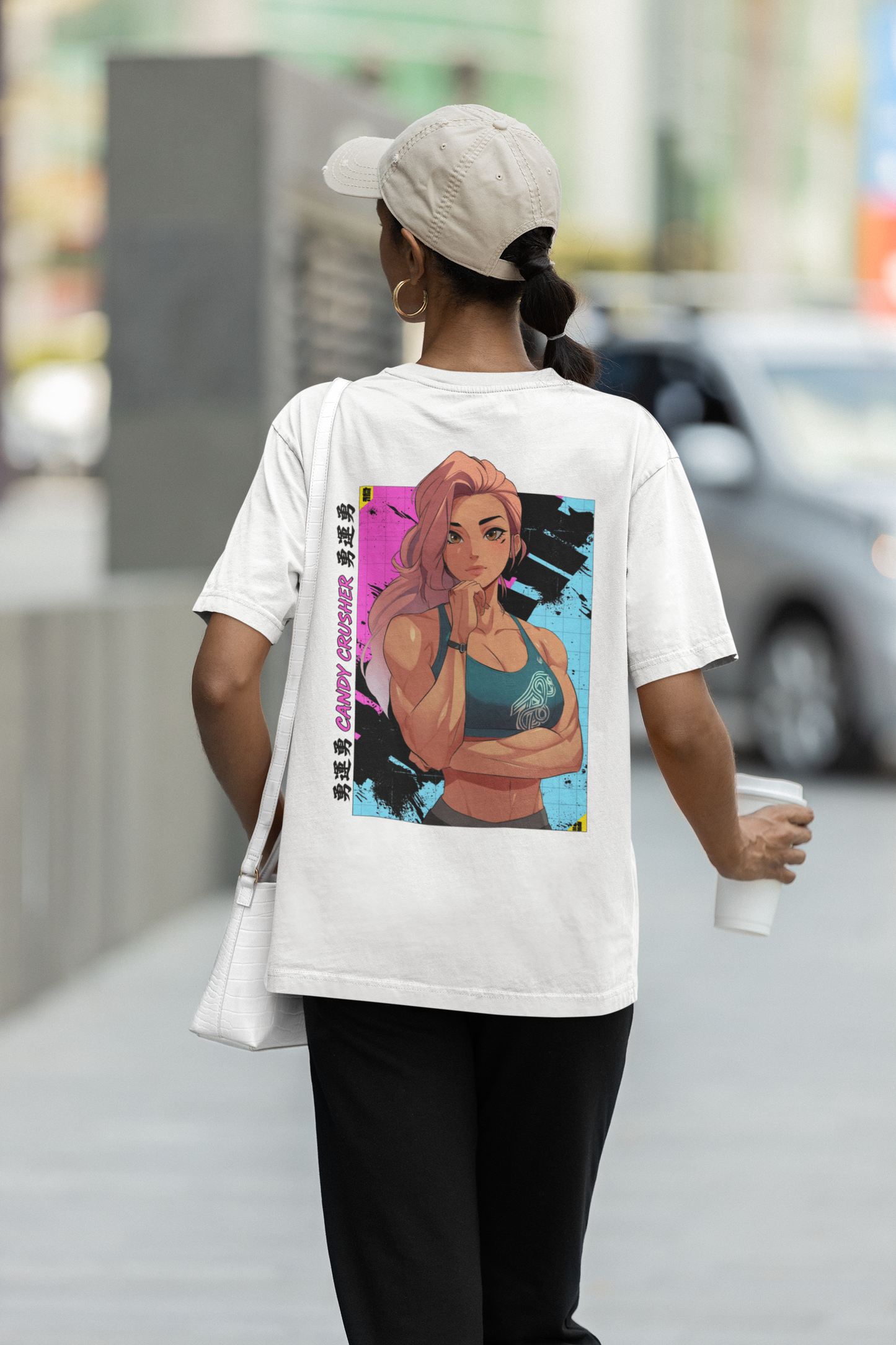 Candy Crusher – T-shirt premium unisexe streetwear & fitness