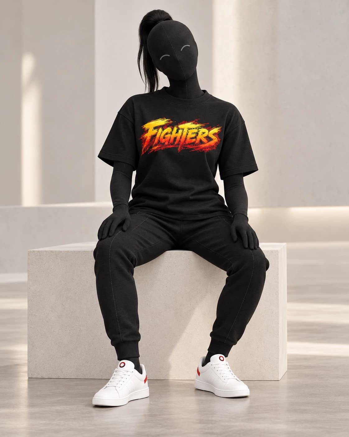 Grappling · Fighters Dark Series · Black · front
