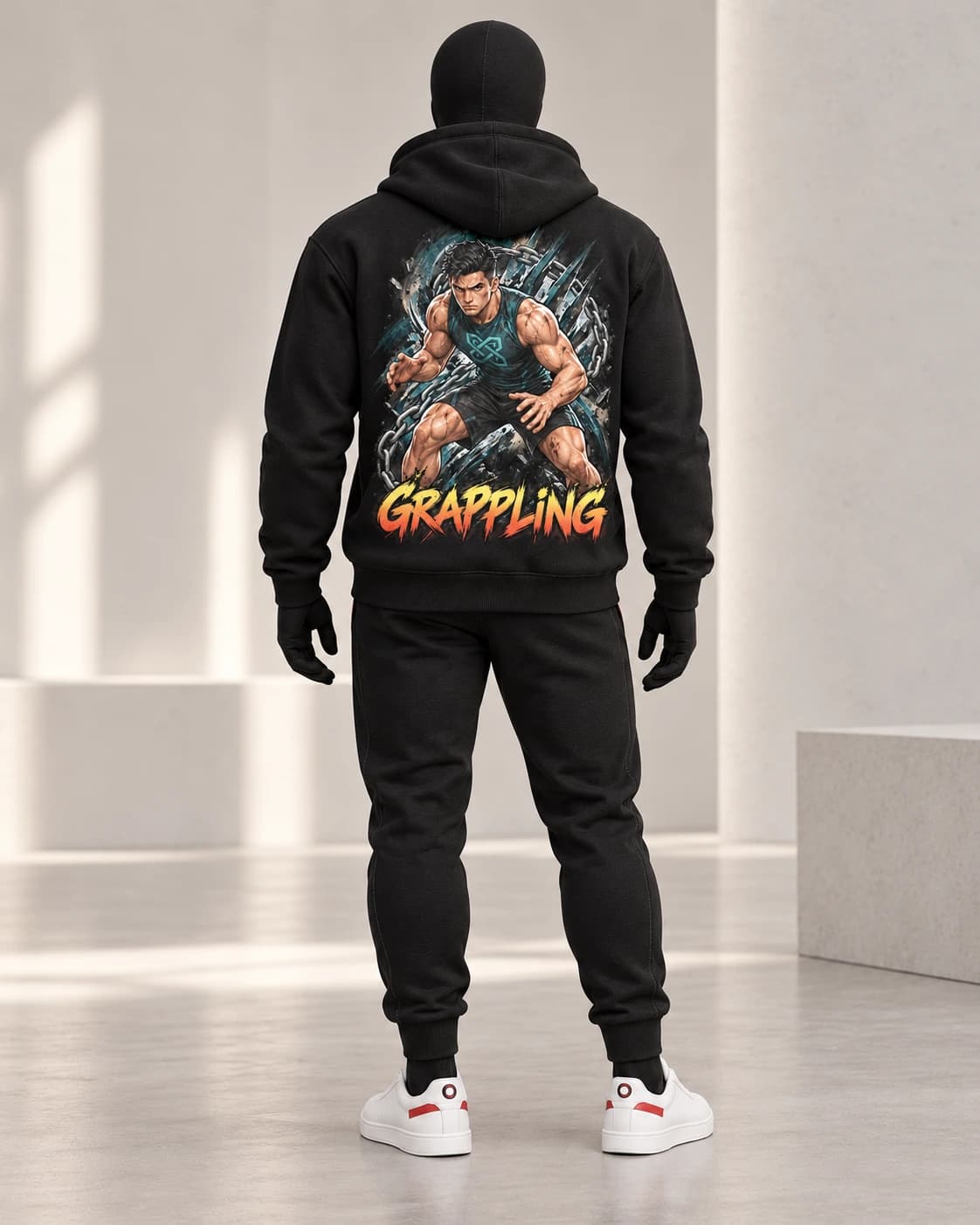 Grappling · Fighters Dark Series · Black · back