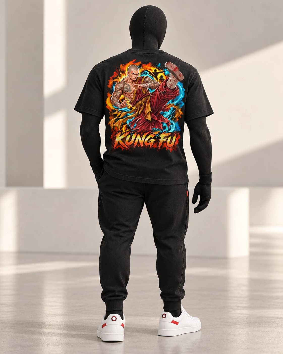Kung Fu · Fighters Dark Series · Black · back