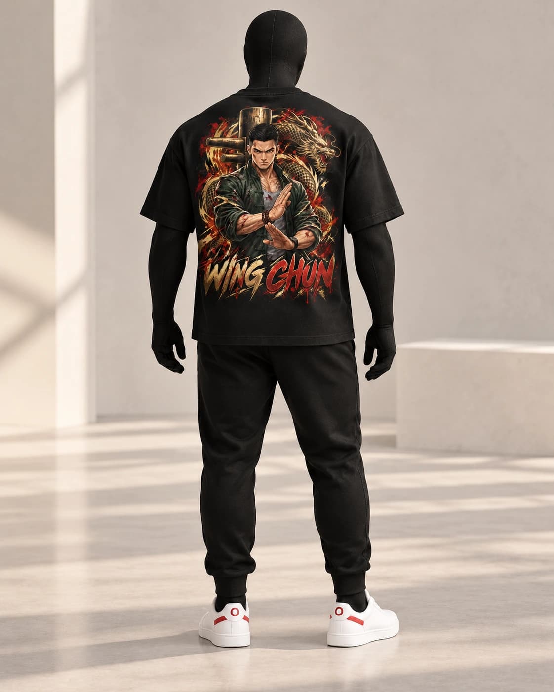 Wing Chun · Fighters Dark Series · Black · back
