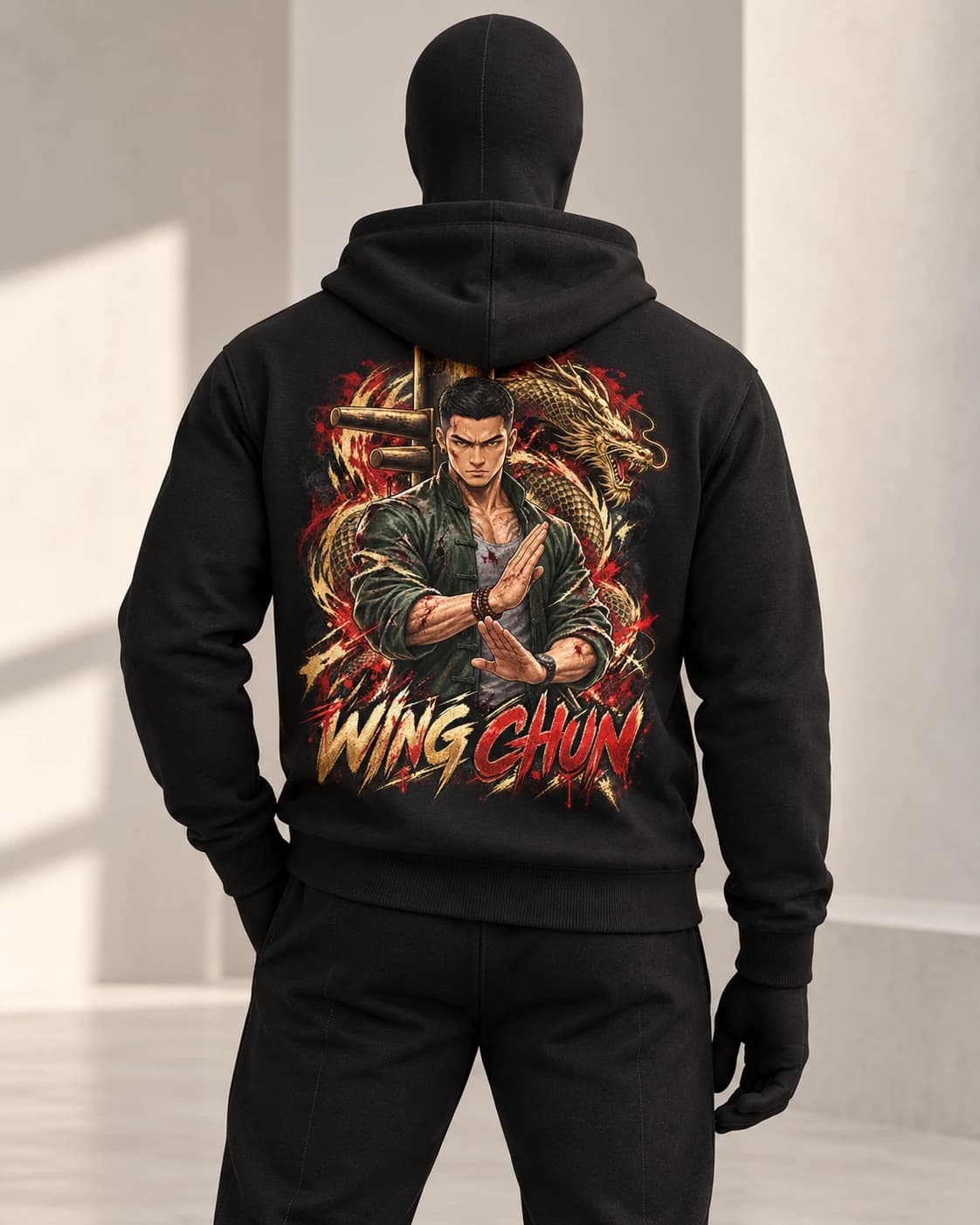 Wing Chun · Fighters Dark Series · Black · back