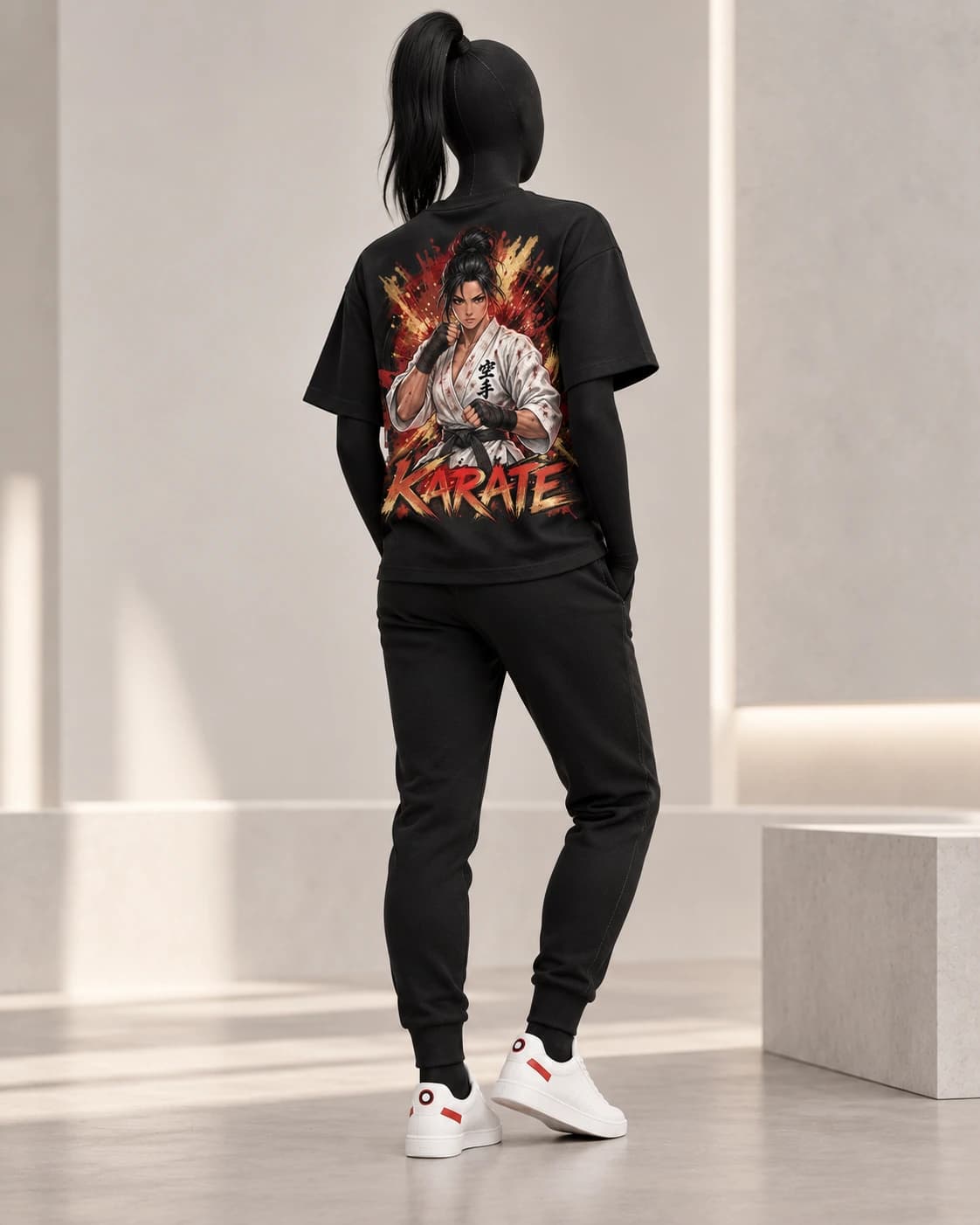 Karate · Fighters Dark Series · Black · back