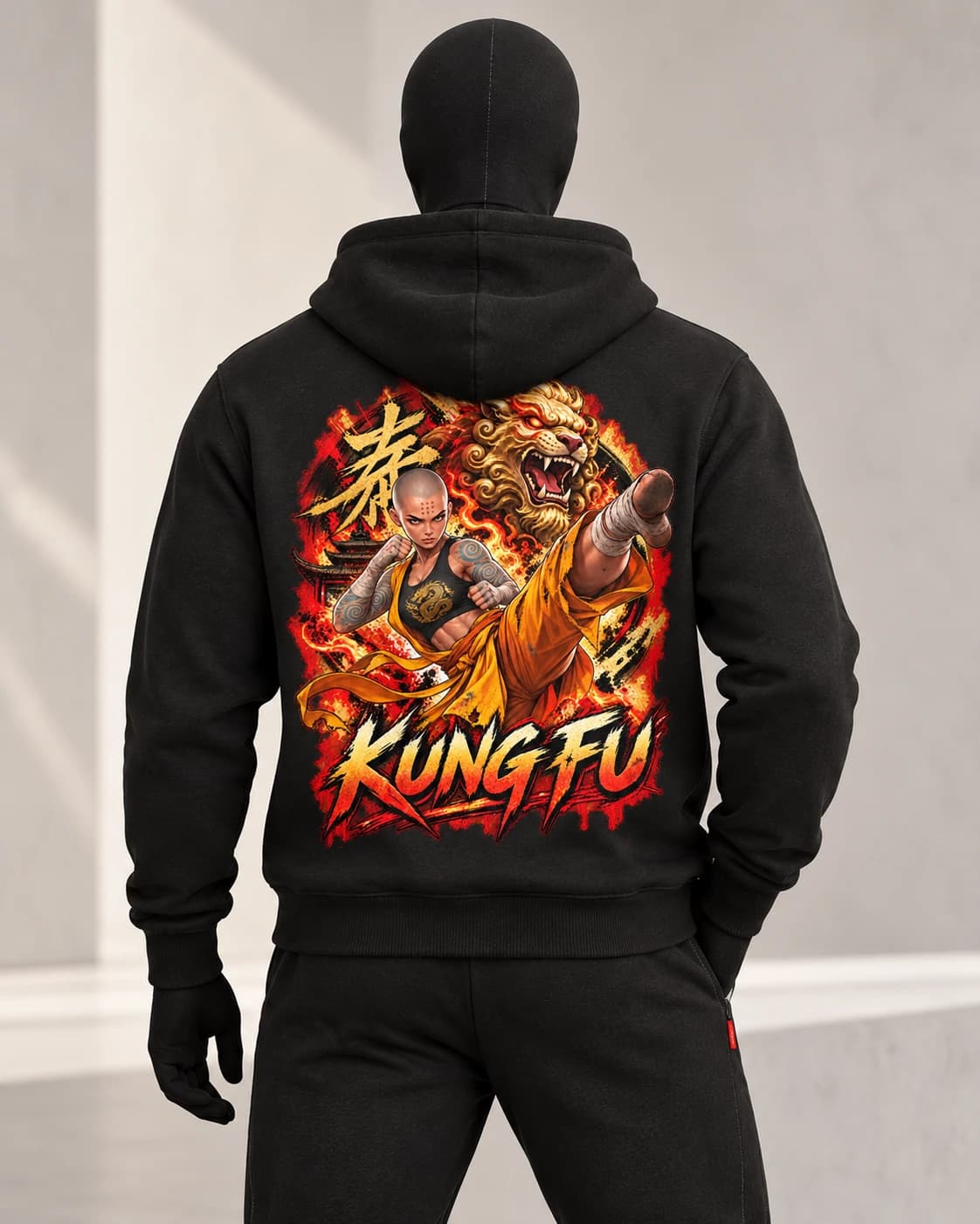 Kung Fu · Fighters Dark Series · Black · back