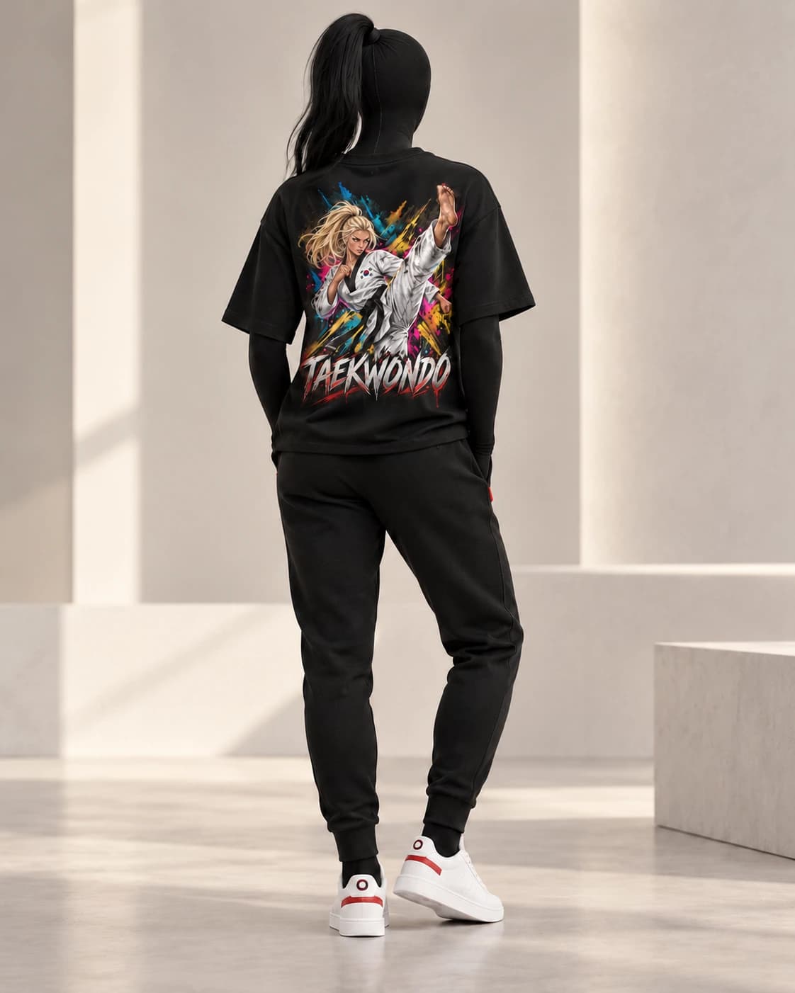 Taekwondo · Fighters Dark Series · Black · back
