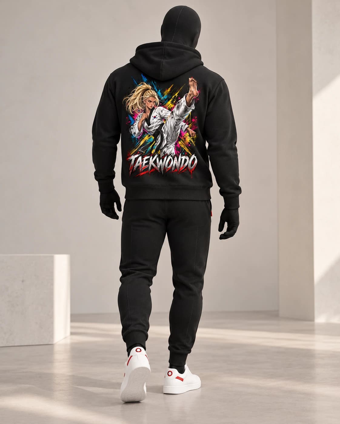 Taekwondo · Fighters Dark Series · Black · back