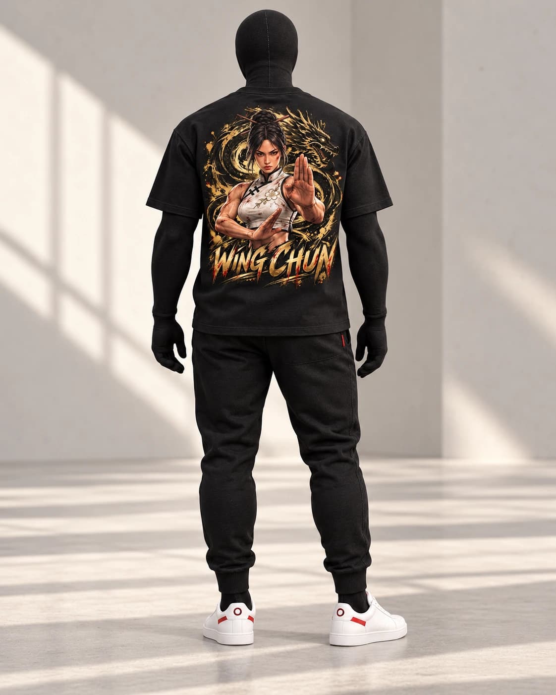 Wing Chun · Fighters Dark Series · Black · back
