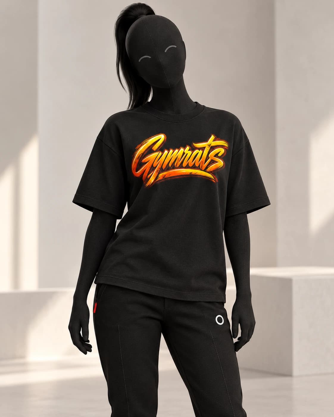 Blonde Fury · Gymrats Dark Series · Black · front