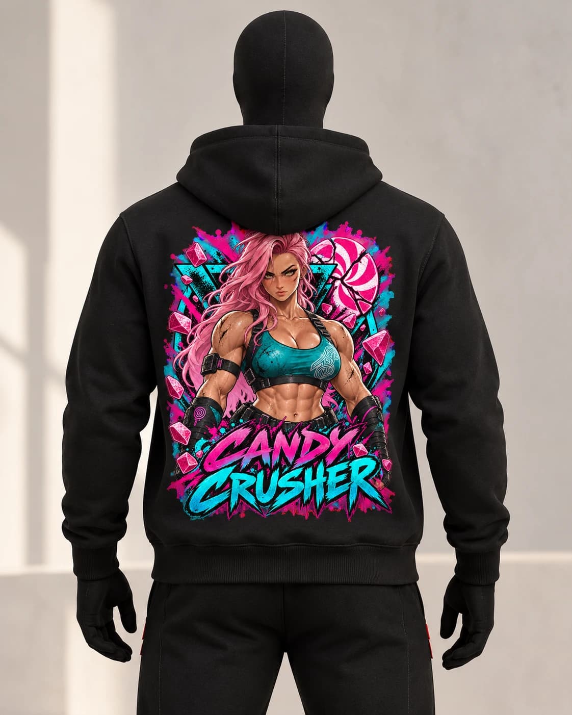 Candy Crusher · Gymrats Dark Series · Black · back