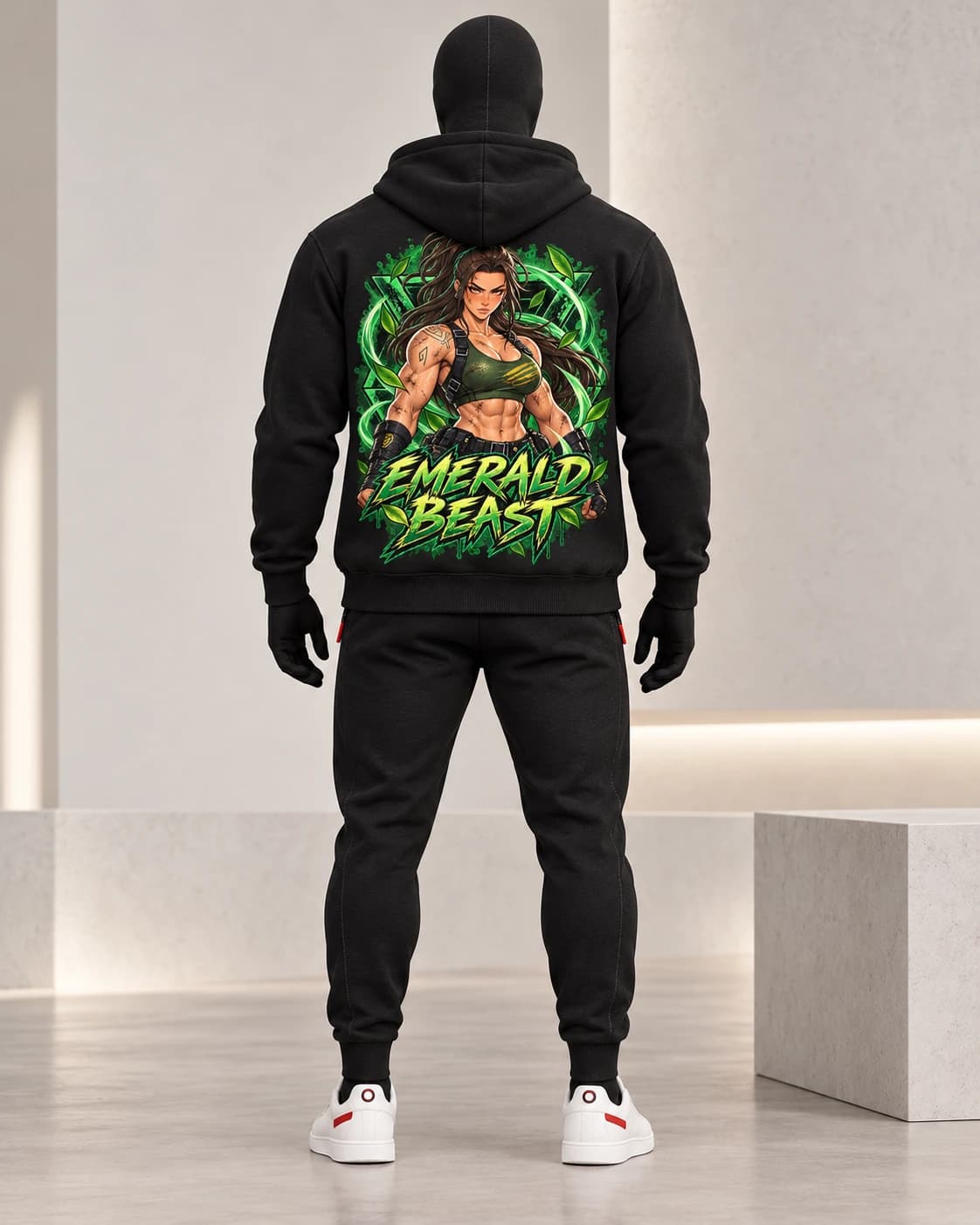 Emerald Beast · Gymrats Dark Series · Black · back