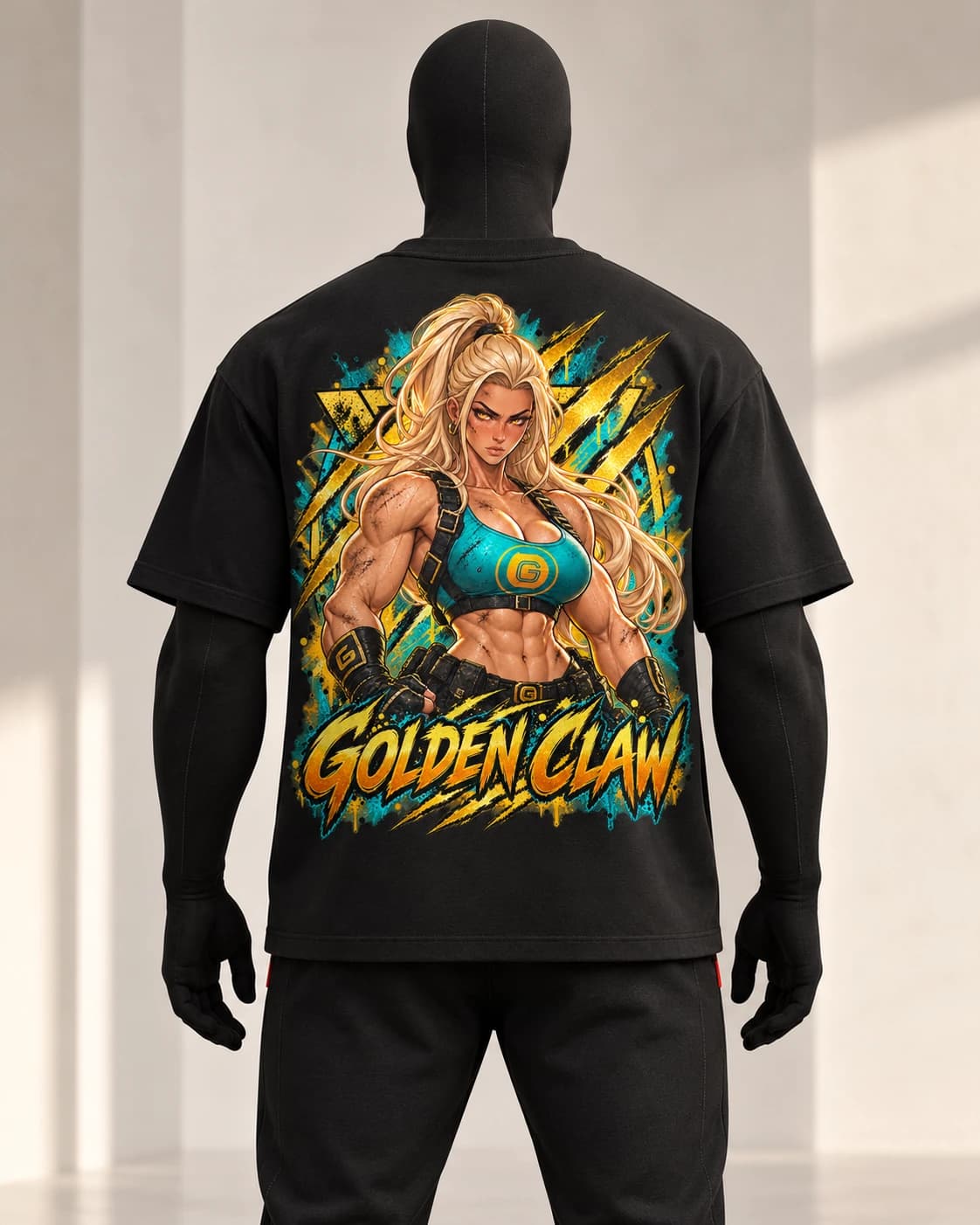 Golden Claw · Gymrats Dark Series · Black · back