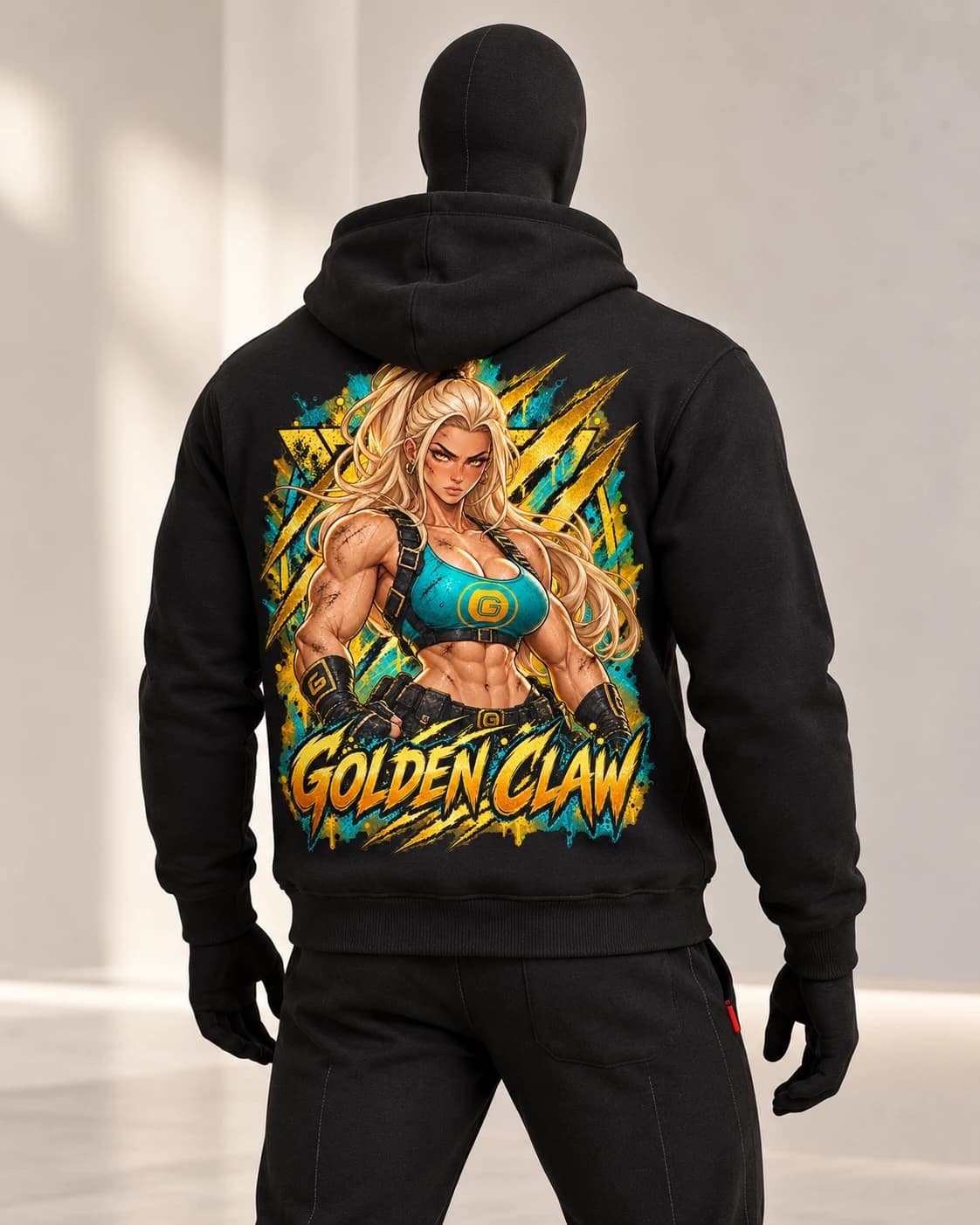 Golden Claw · Gymrats Dark Series · Black · back