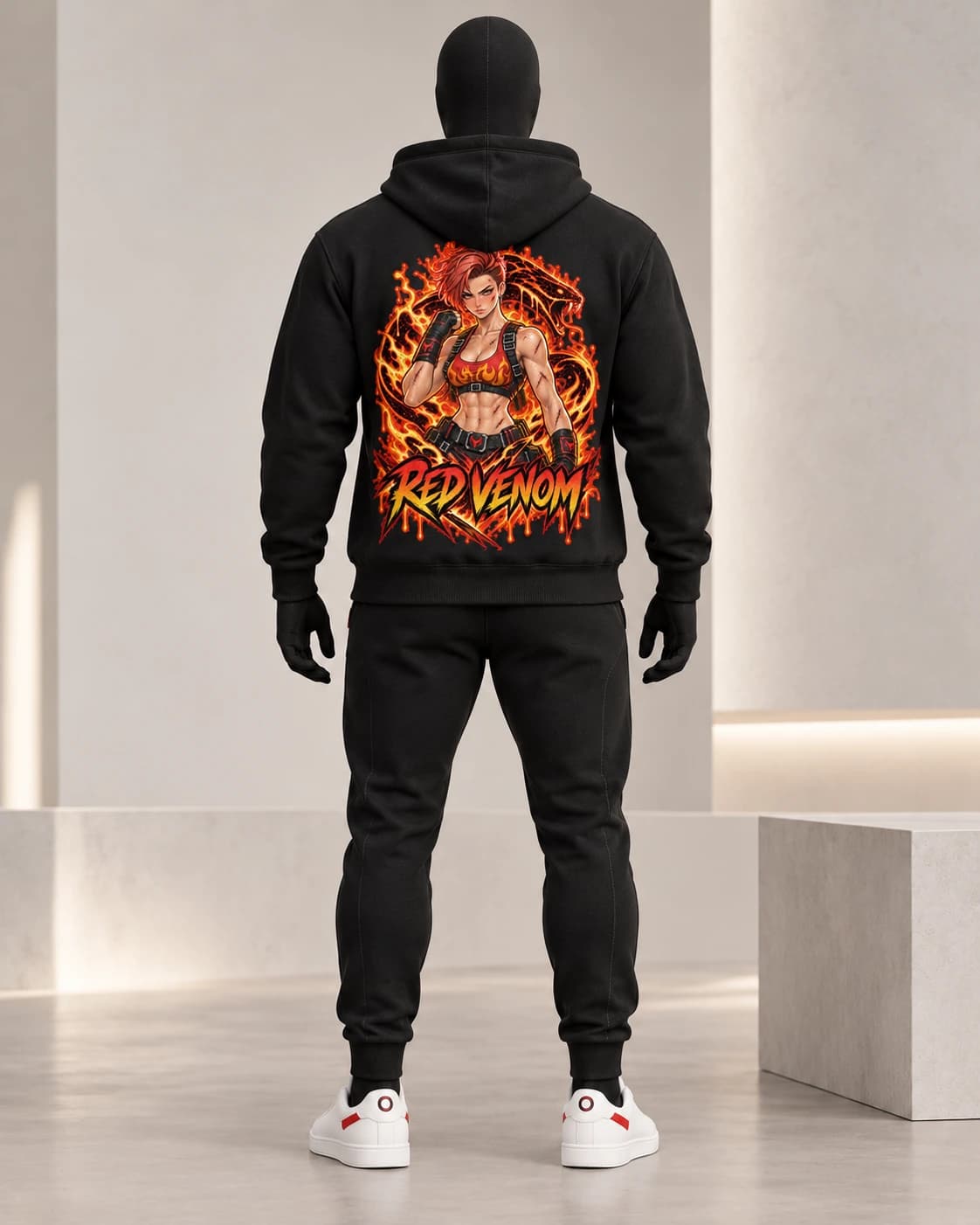 Red Venom · Gymrats Dark Series · Black · back