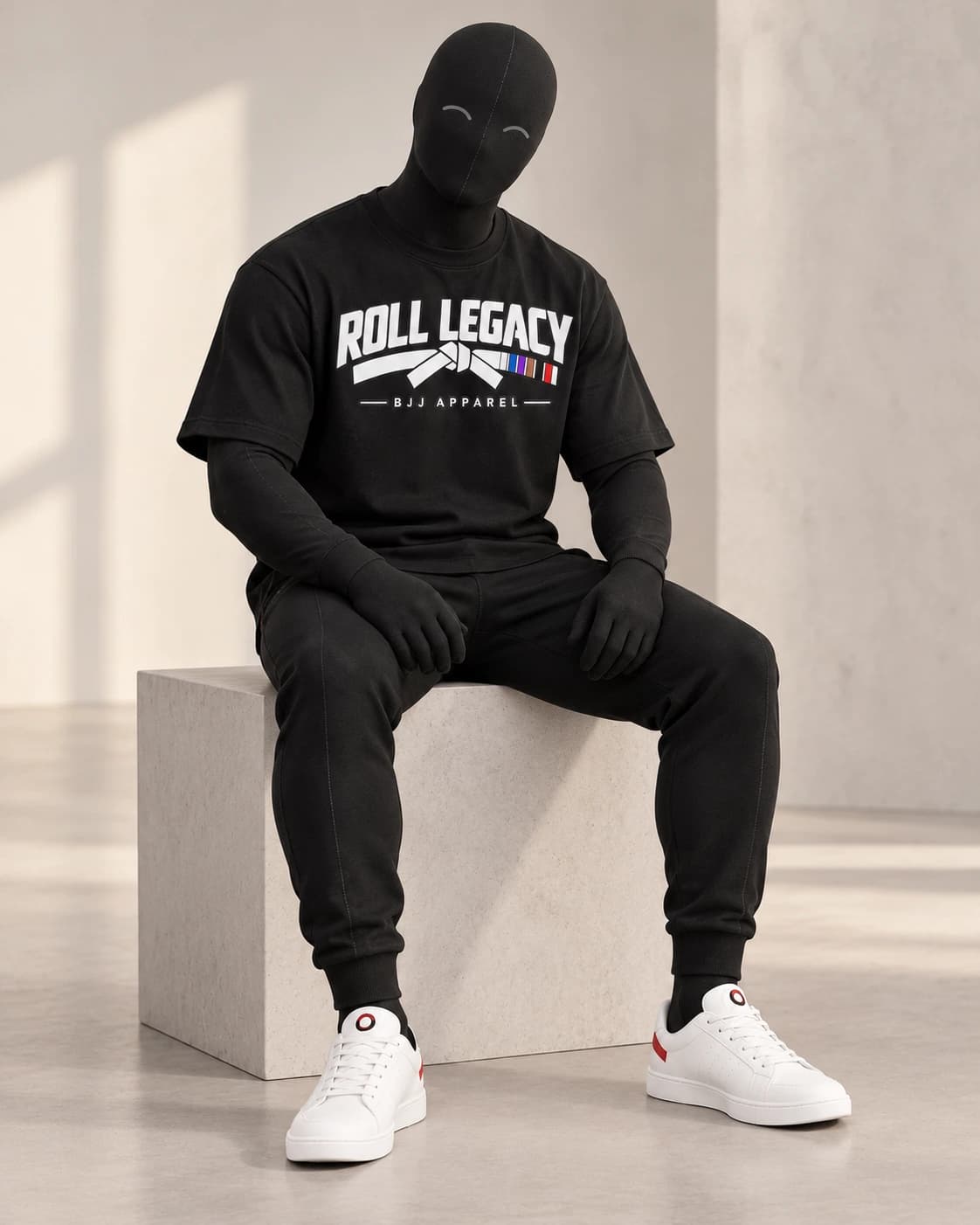 White Belt · Roll Legacy · Black · front