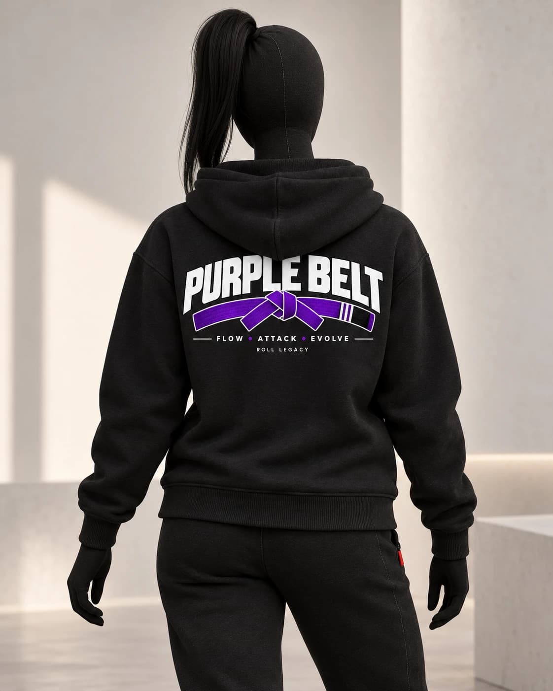 Purple Belt · Roll Legacy · Black · back
