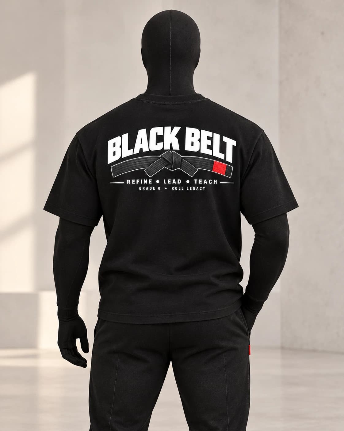 Black Belt · Grade 0 · Roll Legacy · Black · back