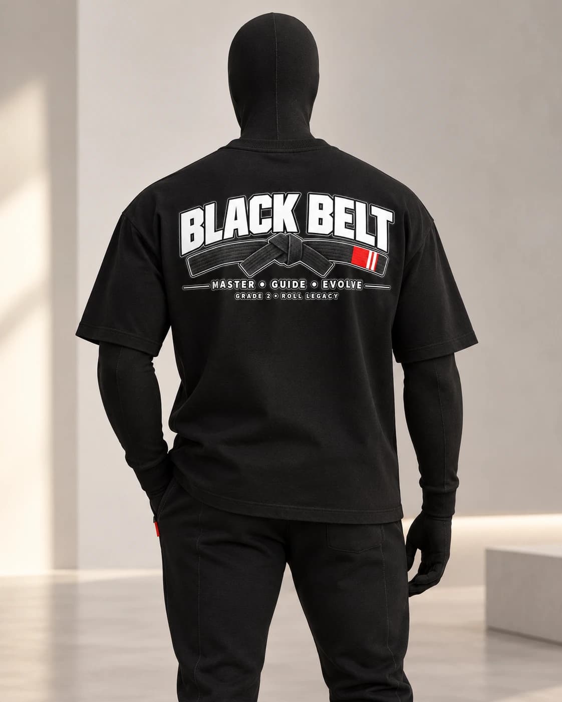 Black Belt · Grade 2 · Roll Legacy · Black · back