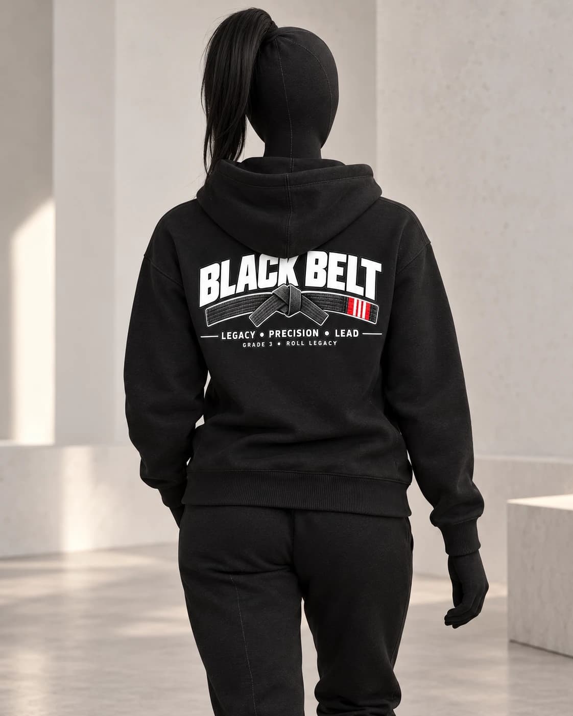 Black Belt · Grade 3 · Roll Legacy · Black · back