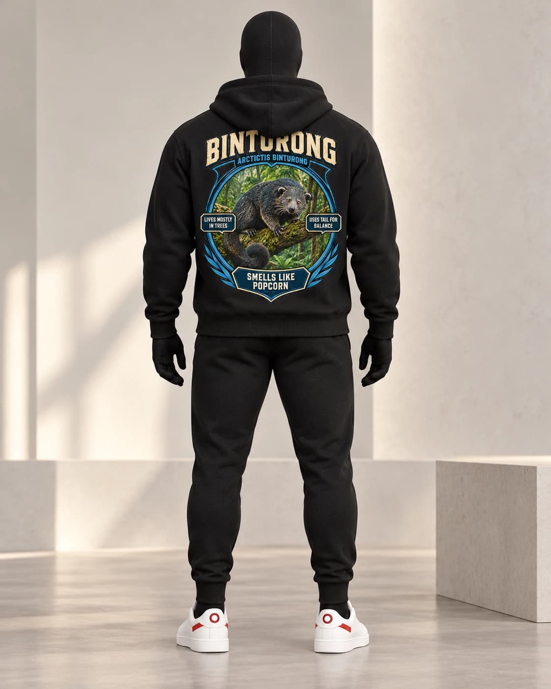 Binturong · Stranger Animals · Black · back