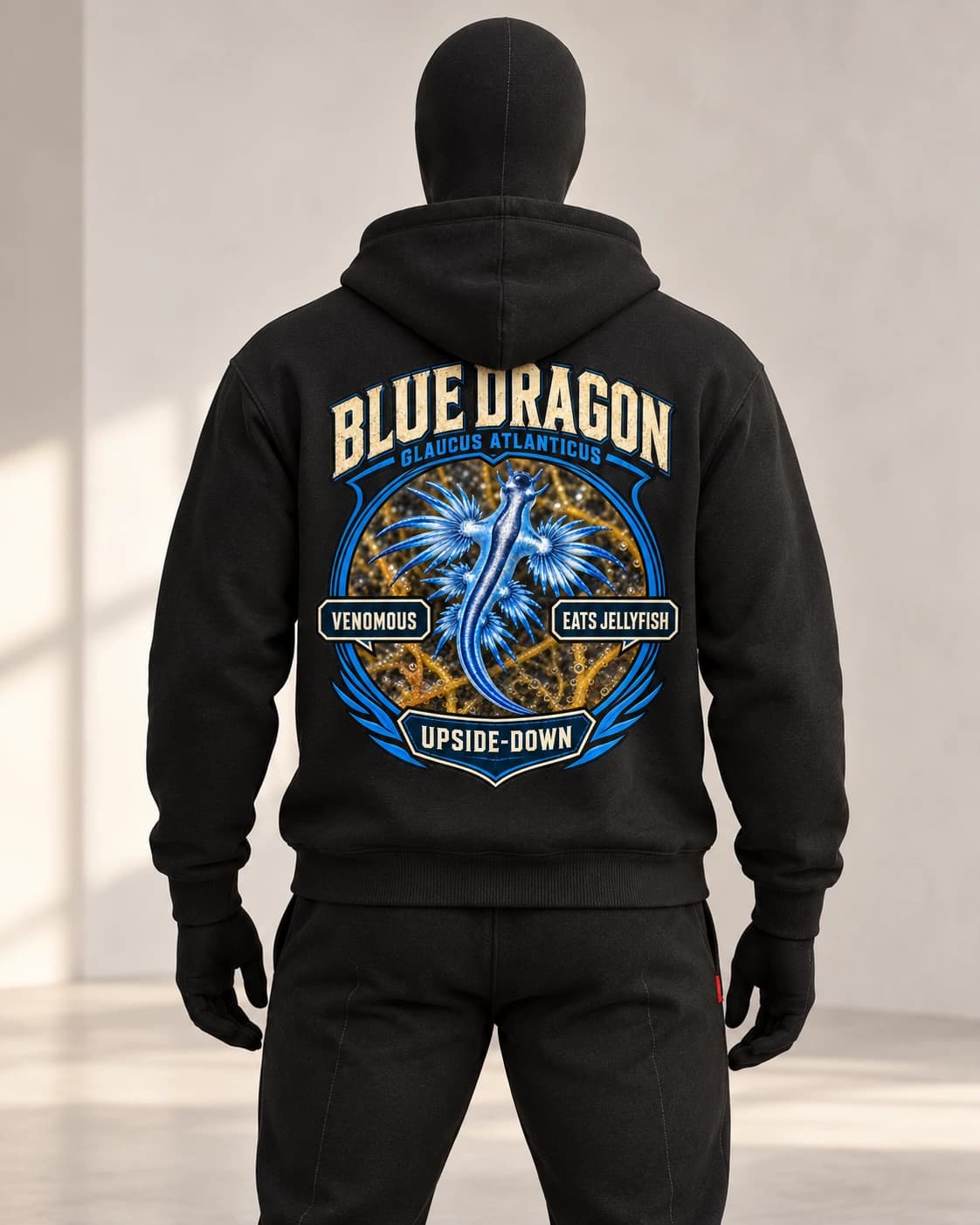 Blue Dragon · Stranger Animals · Black · back