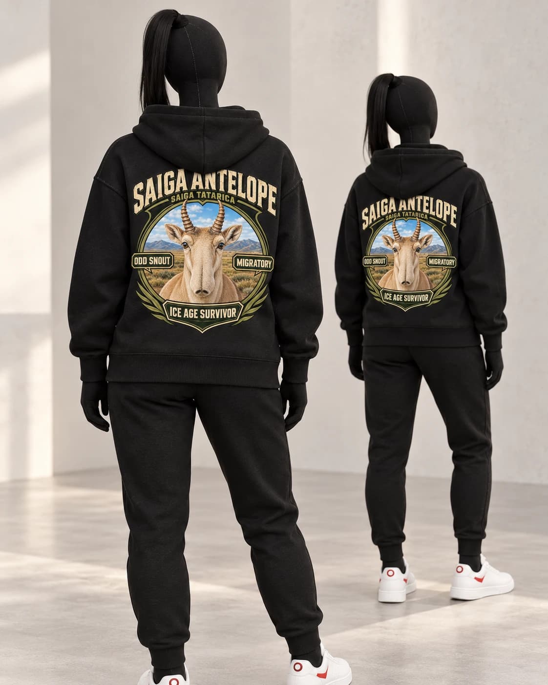 Saiga Antelope · Stranger Animals · Black · back