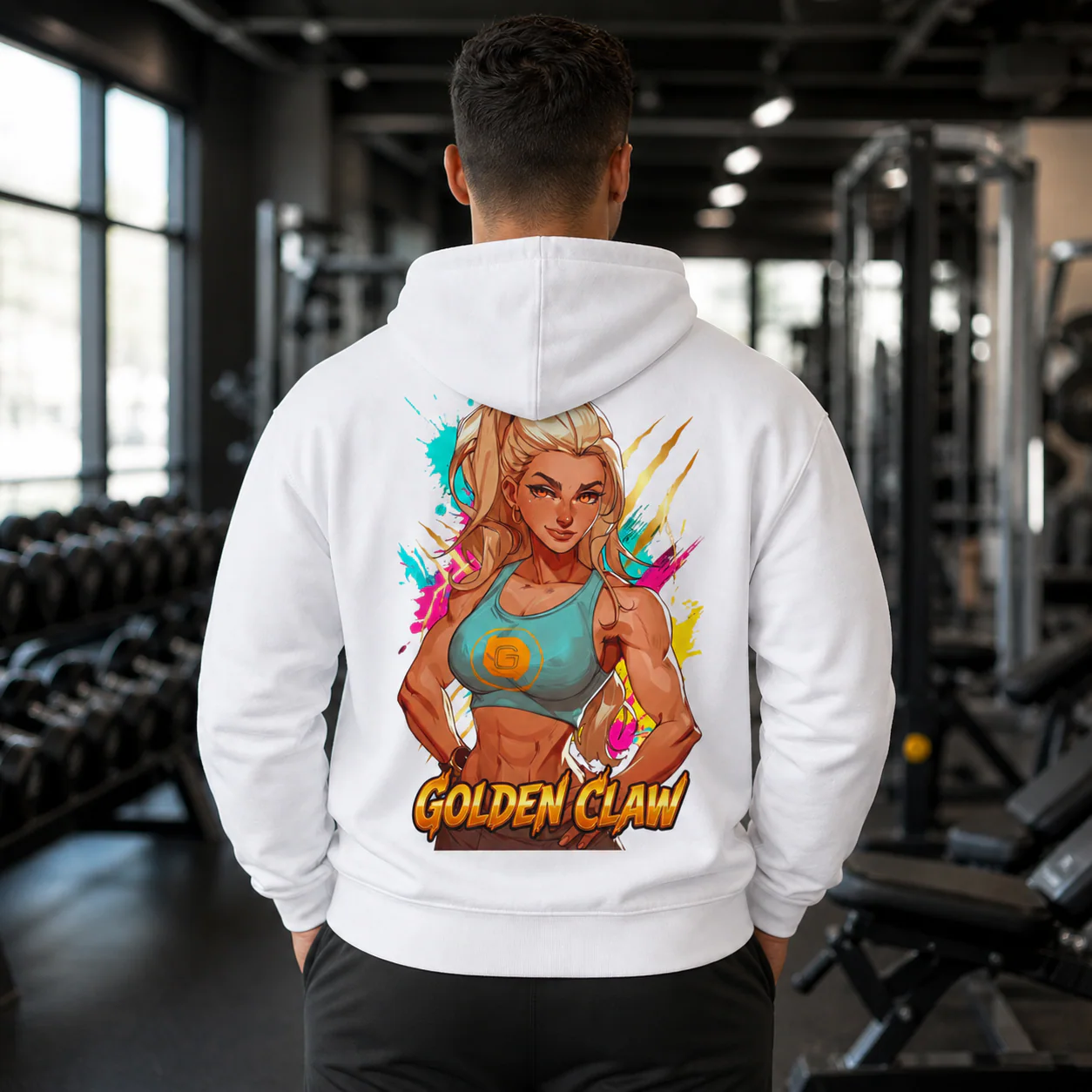 Golden Claw apparel mockup