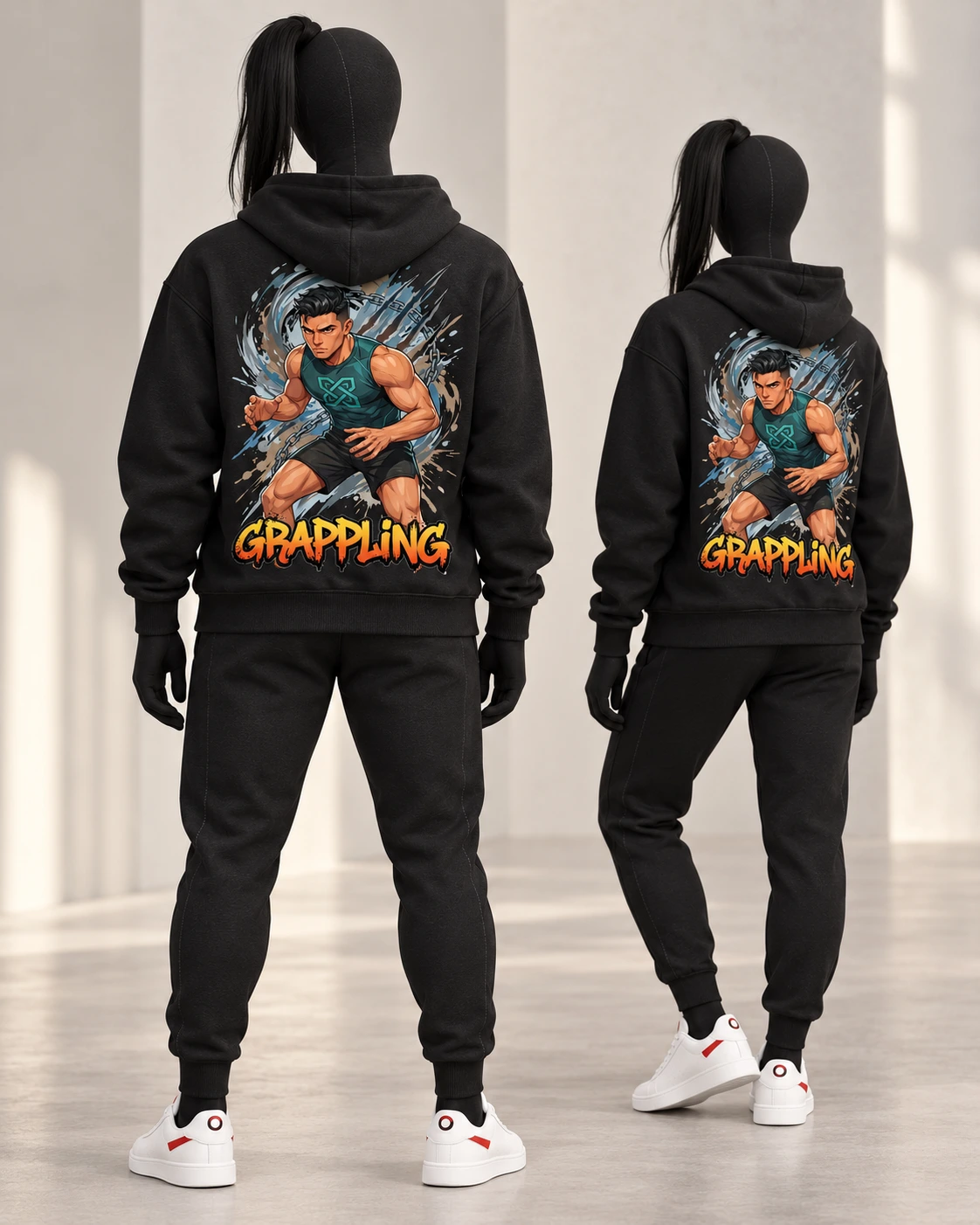 Grappling · Fighters · Black · back