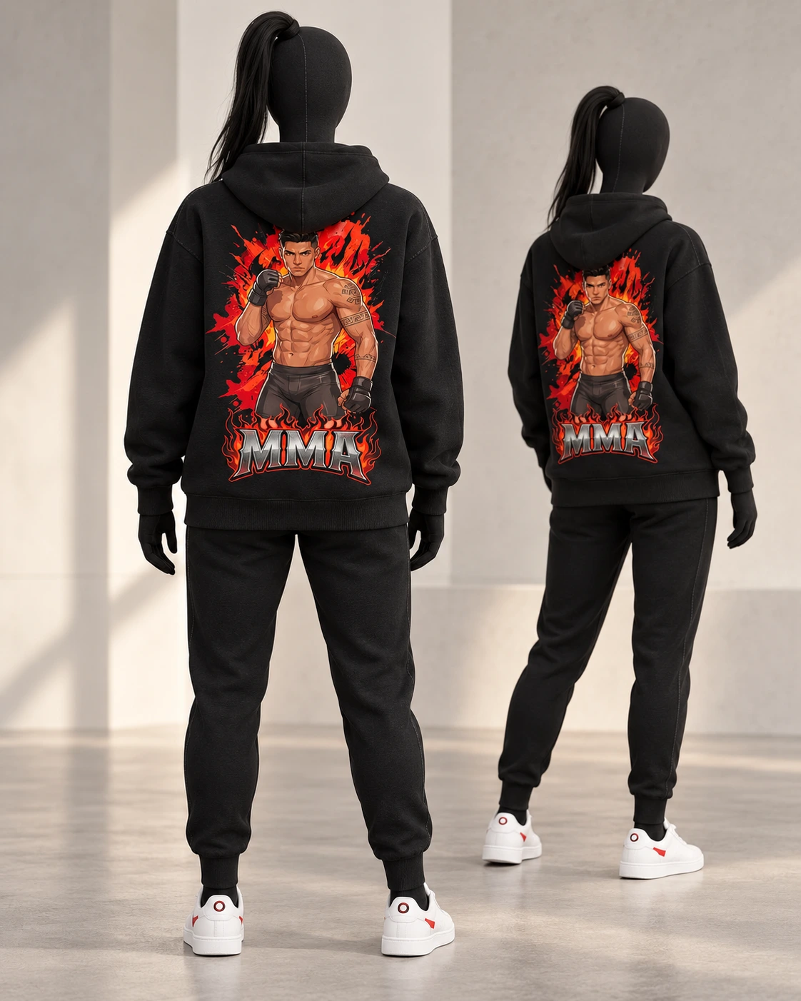 MMA · Fighters · Black · back