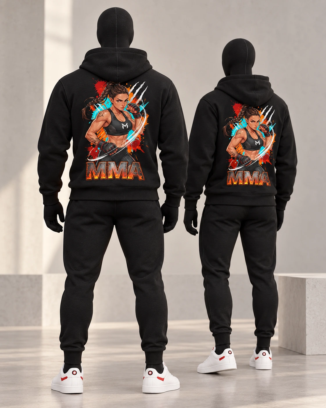 MMA · Fighters · Black · back