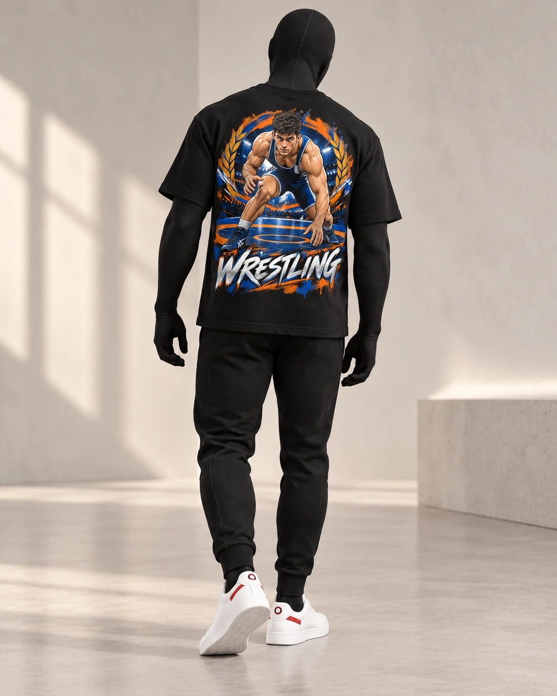 Wrestling · Fighters Dark Series · Black · back