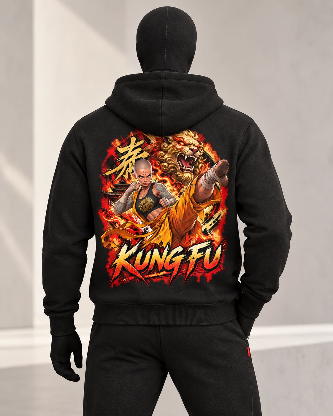 Kung Fu · Fighters Dark Series · Black · back
