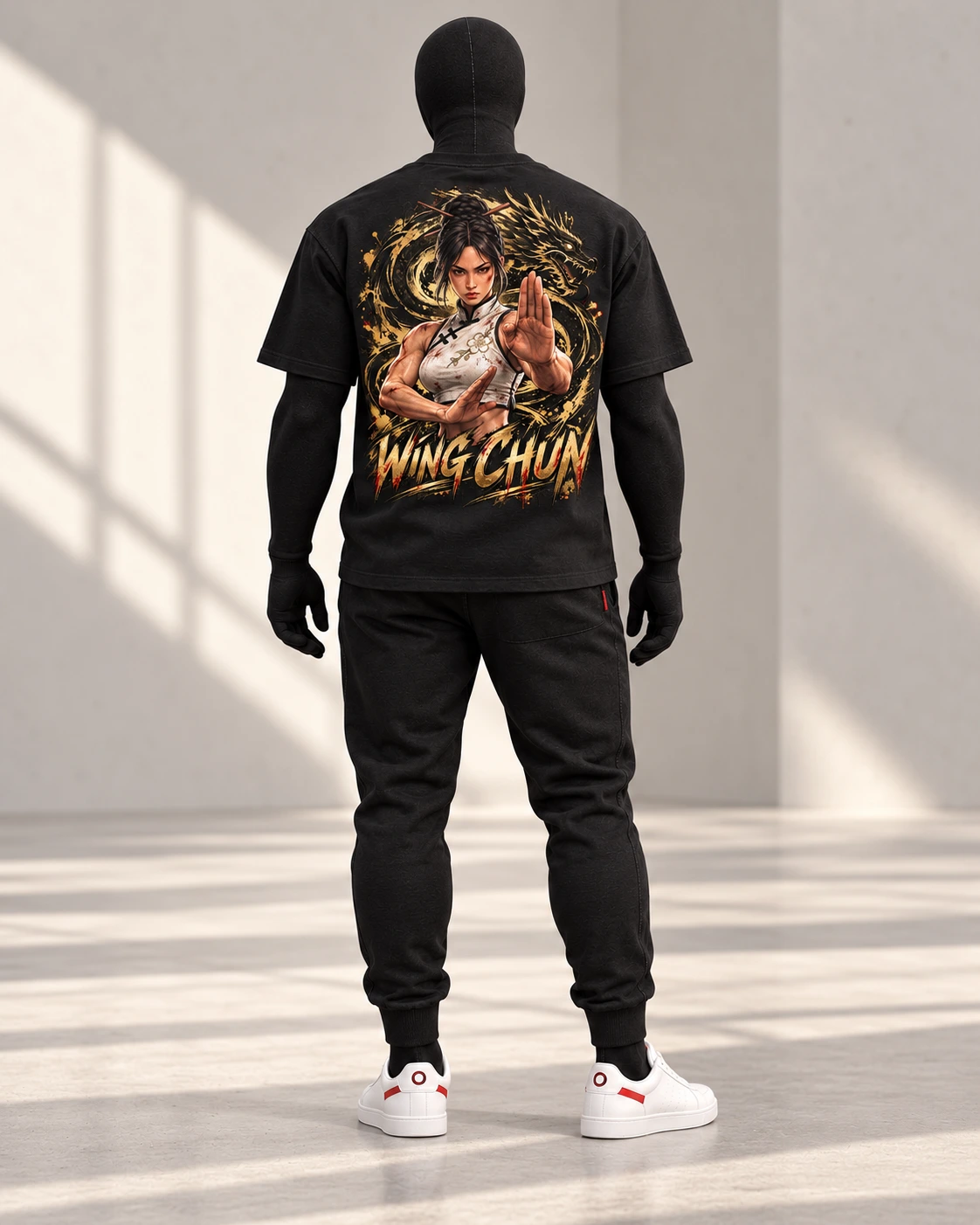 Wing Chun · Fighters Dark Series · Black · back