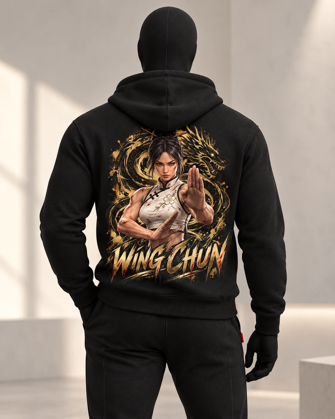 Wing Chun · Fighters Dark Series · Black · back