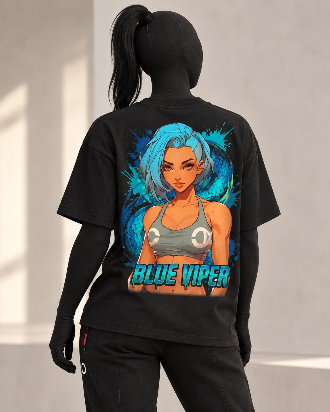 Blue Viper · Gymrats · Black · back