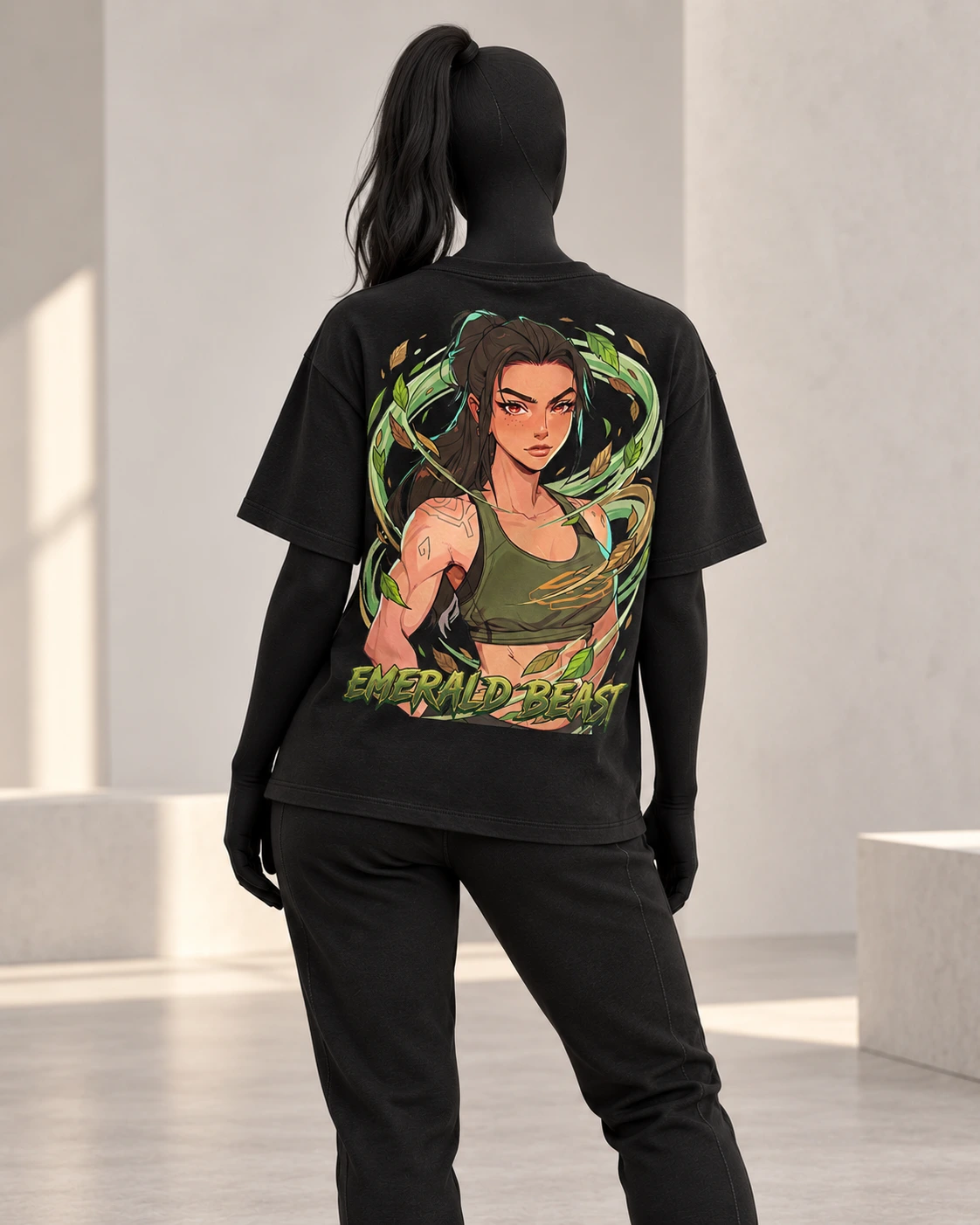 Emerald Beast · Gymrats · Black · back