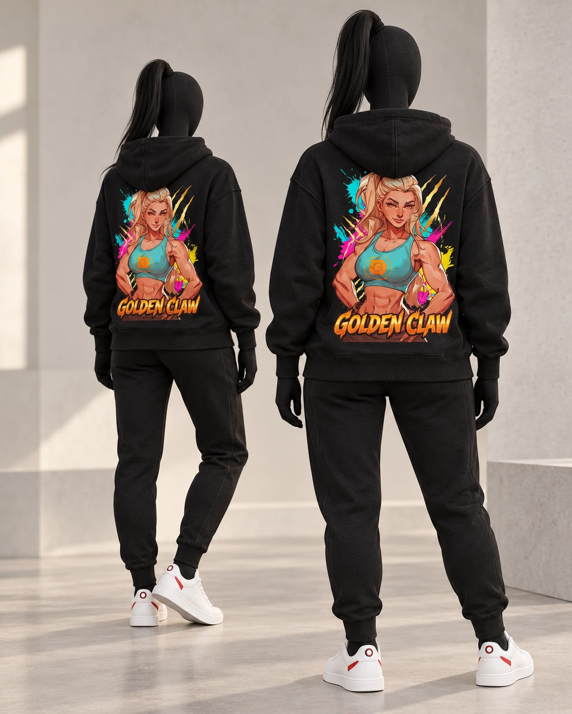Golden Claw · Gymrats · Black · back