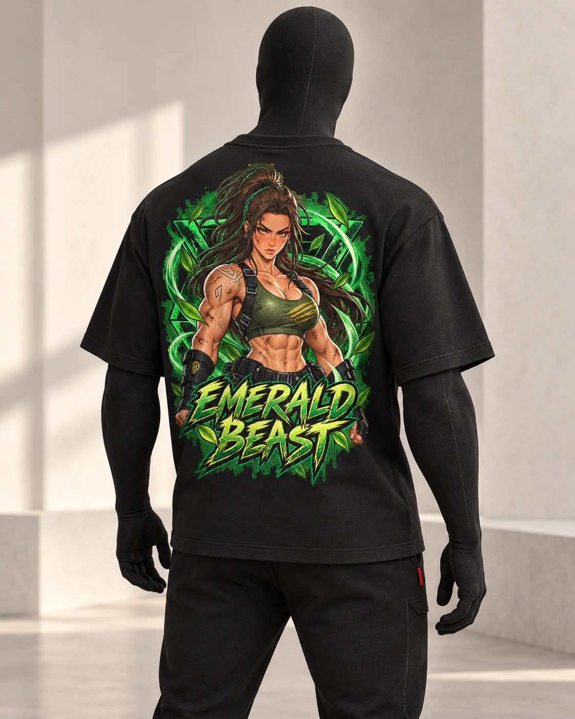 Emerald Beast · Gymrats Dark Series · Black · back