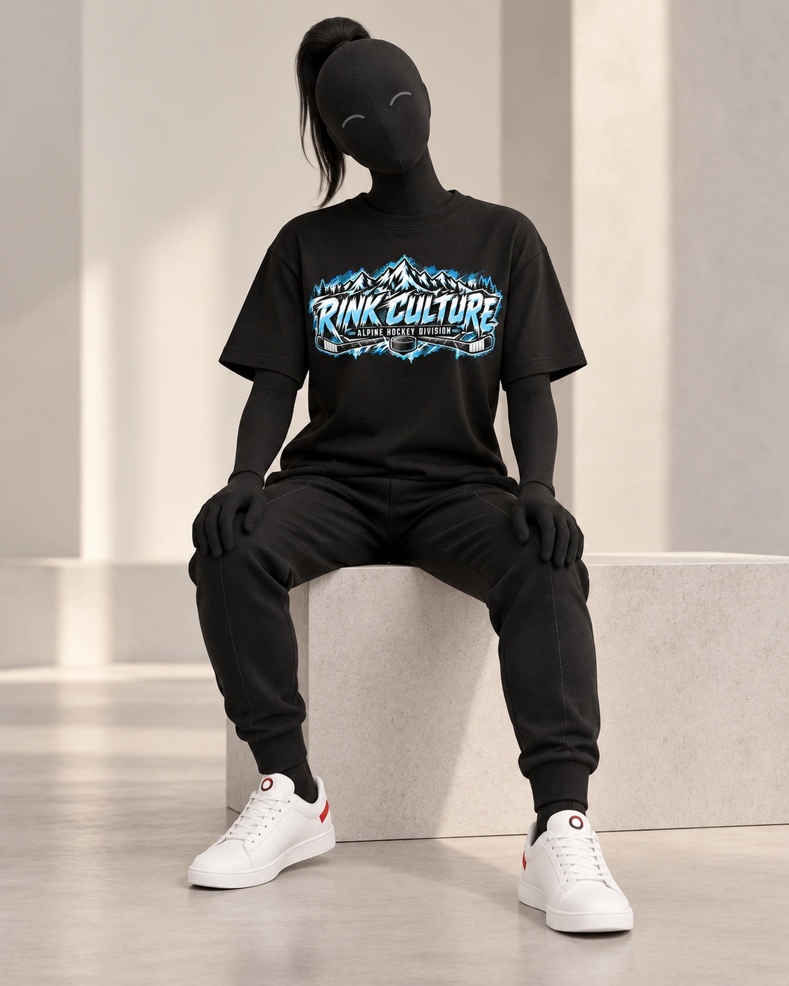 Frozen Warfare · Rink Culture · Black · front