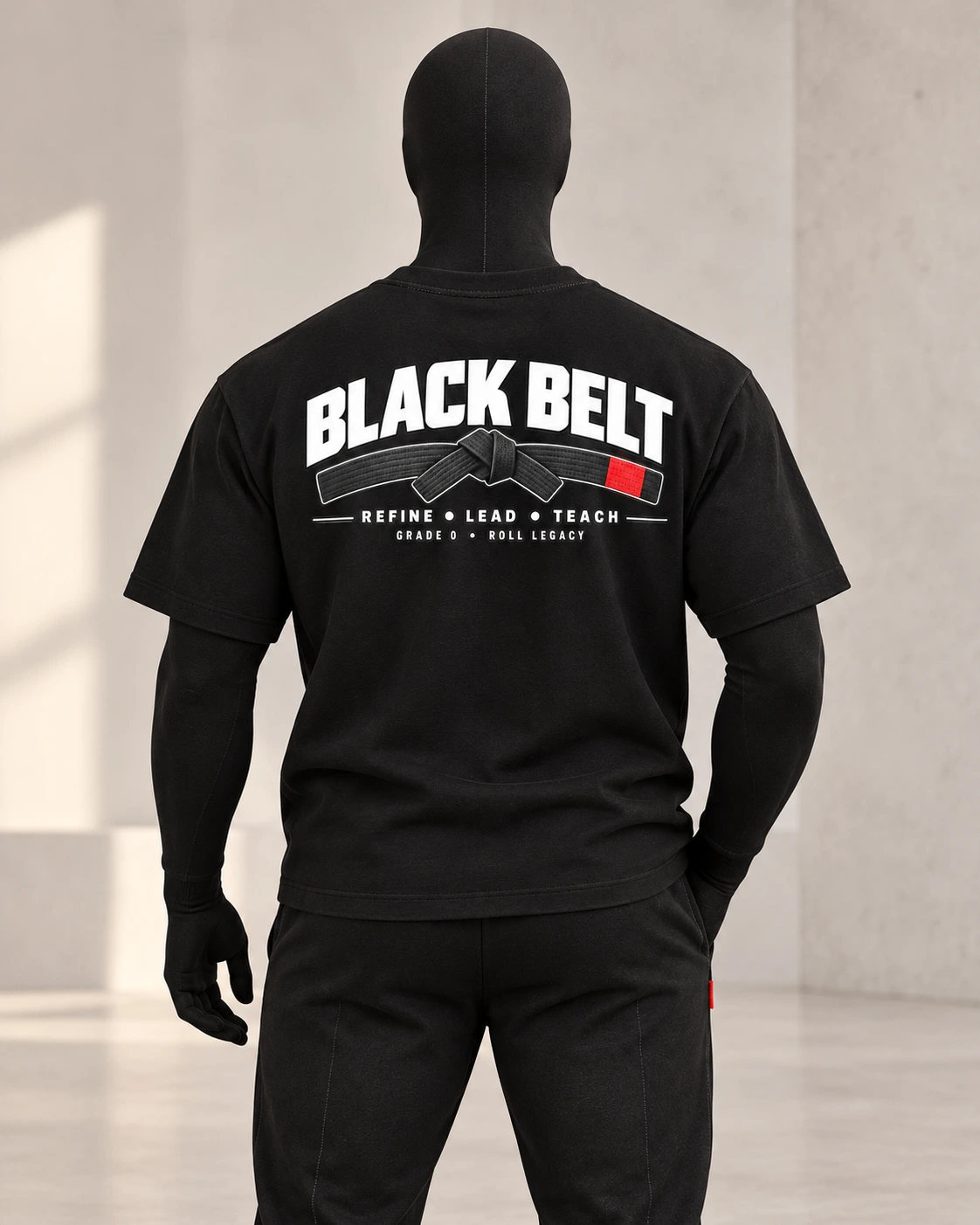 Black Belt · Grade 0 · Roll Legacy · Black · back
