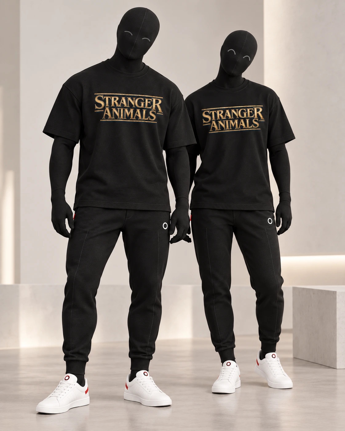 Narwhal · Stranger Animals · Black · front
