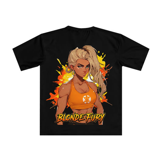Blonde Fury – Performance Gym T-Shirt | Lightweight Training Tee