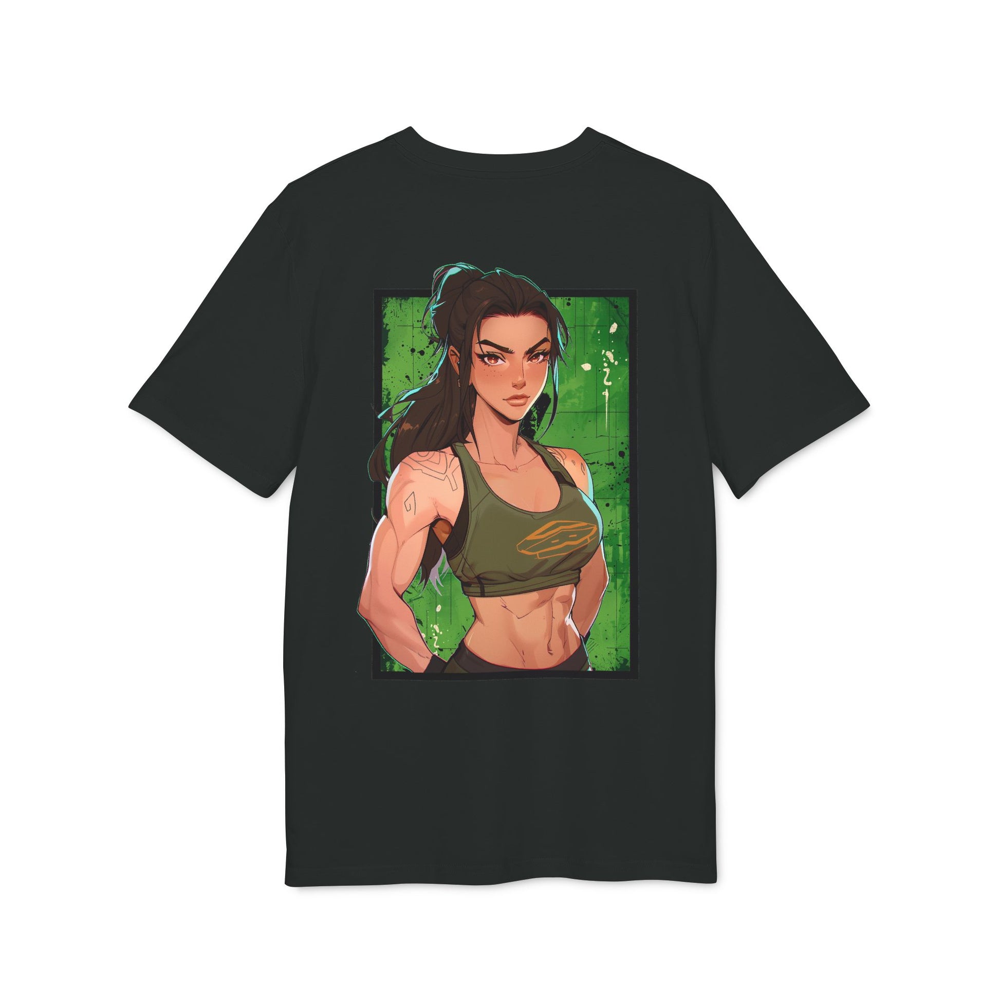 Emerald Beast anime girl gym T-shirt – O’Connor urban wear