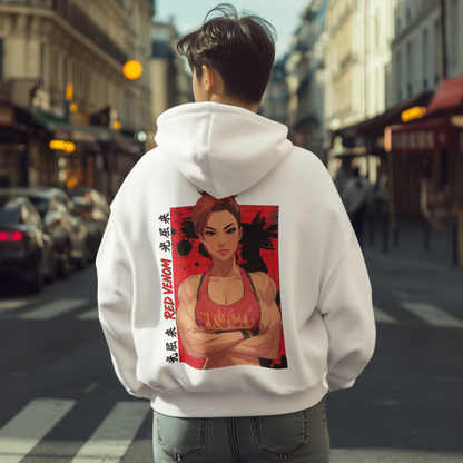 Red Venom – Hoodie premium unisexe streetwear & fitness