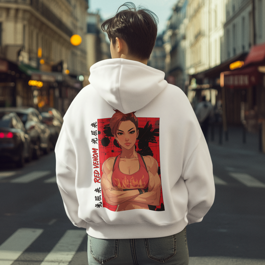 Red Venom – Hoodie premium unisexe streetwear & fitness