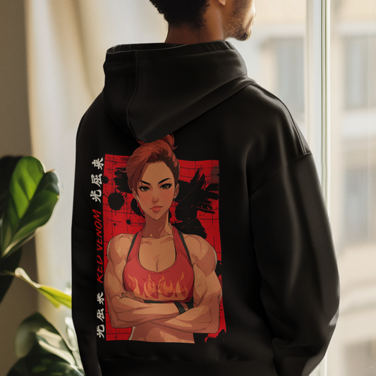 Red Venom – Hoodie premium unisexe streetwear & fitness