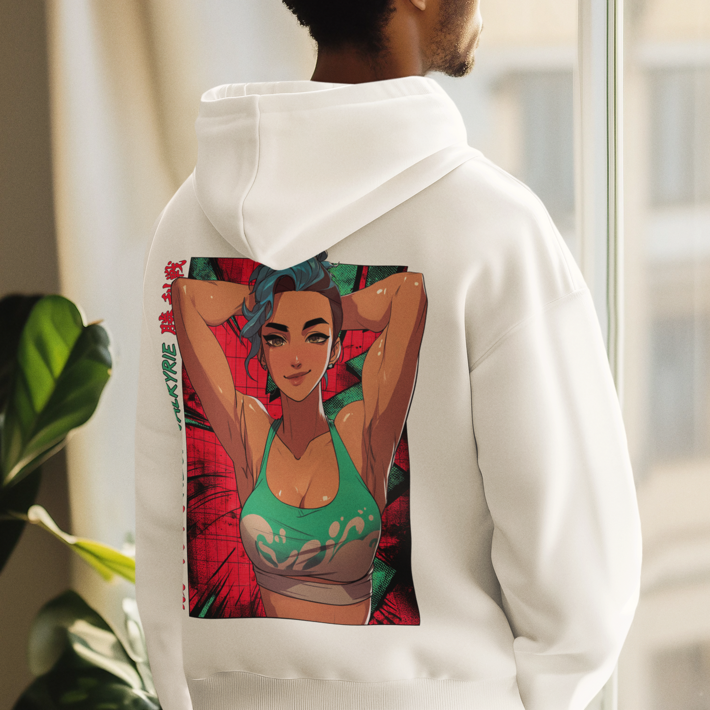 Neon Valkyrie – Hoodie premium unisexe streetwear & fitness