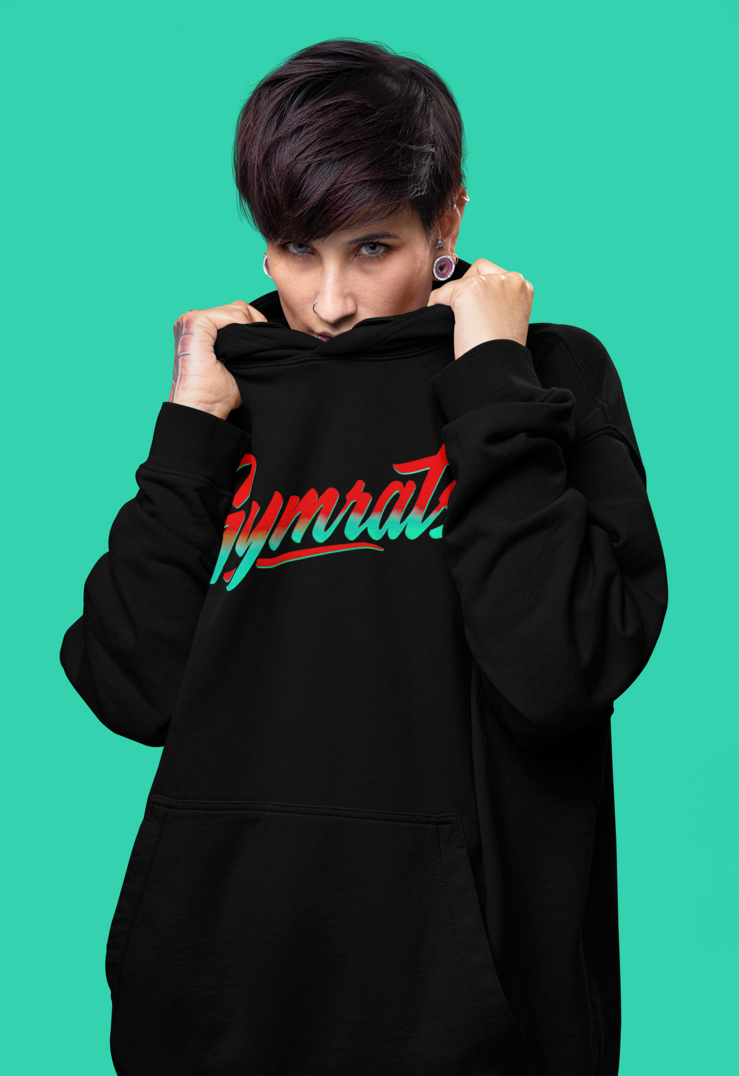 Neon Valkyrie – Hoodie premium unisexe streetwear & fitness