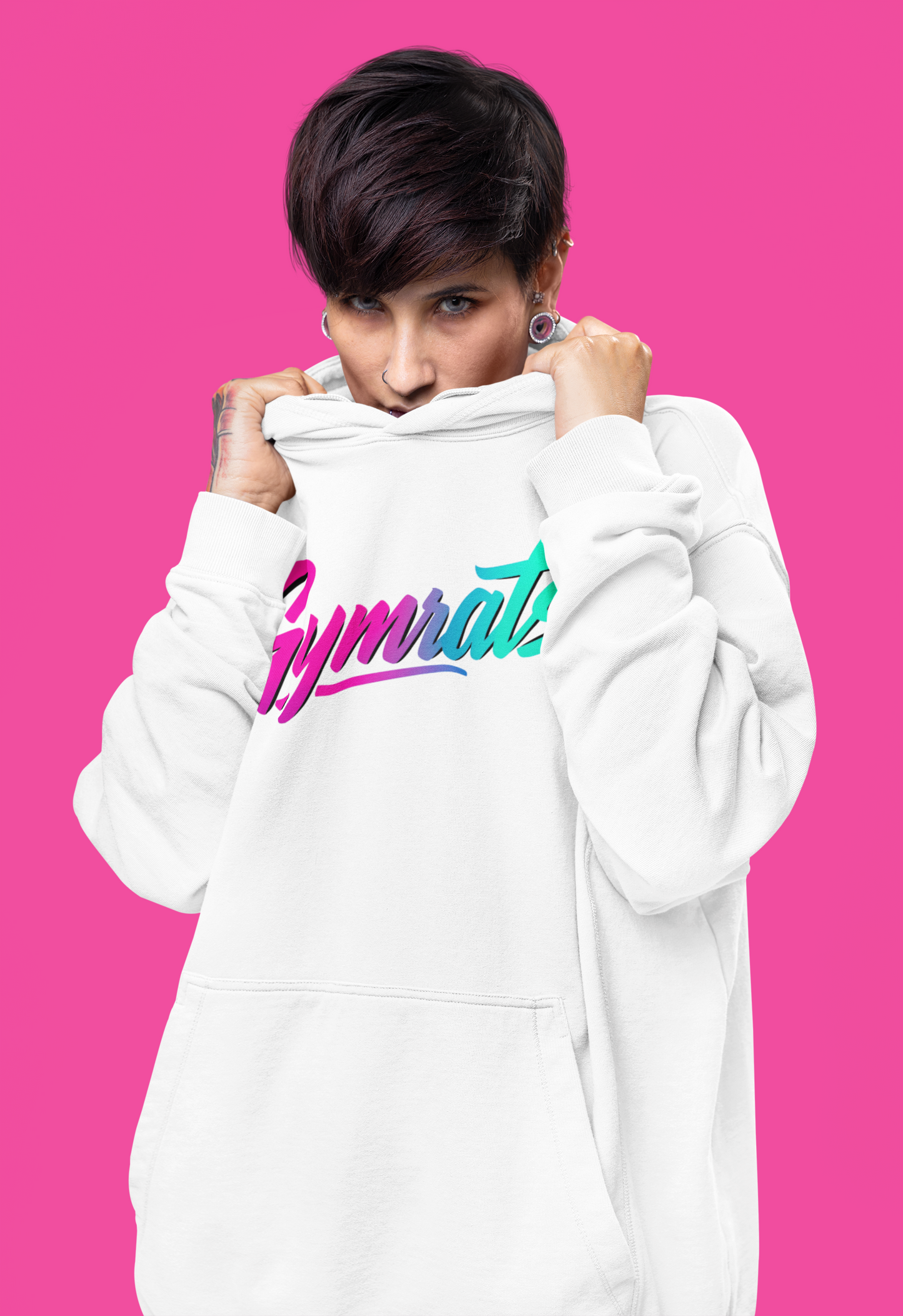 Golden Claw – Neon Valkyrie – Hoodie premium unisexe streetwear & fitness