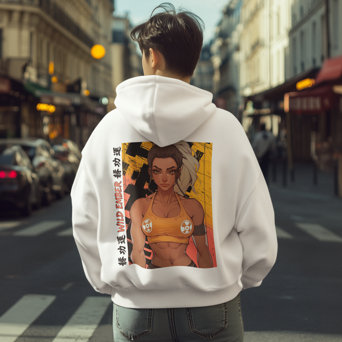 Wild Ember – Hoodie premium unisexe streetwear & fitness