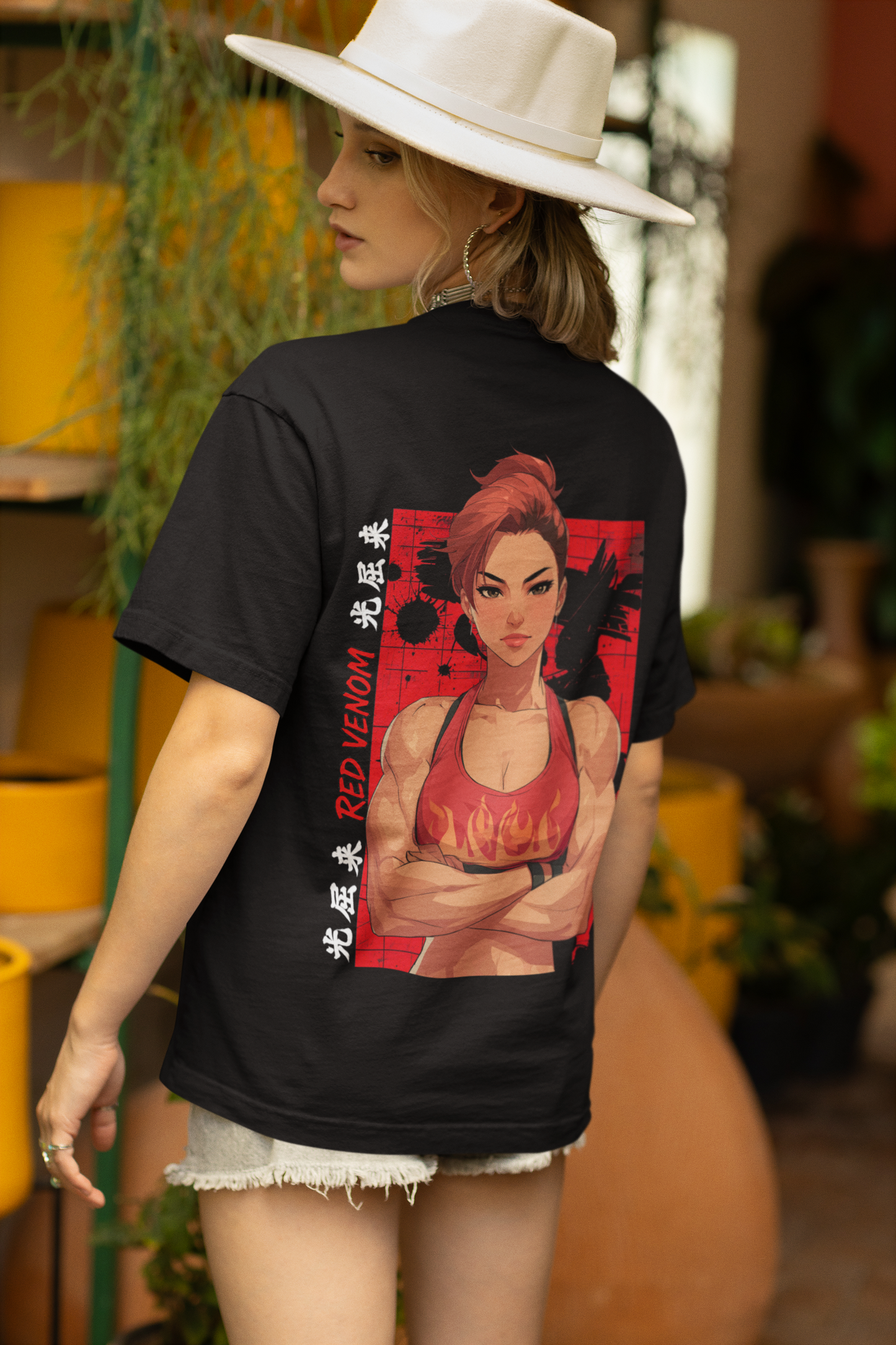 Red Venom – T-shirt premium unisexe streetwear & fitness